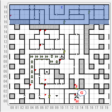 五つの試練 旅人の財産 鉱山2F(B02) 攻略マップ | dezikomoeのプレイ日記